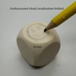 Üres, alakítható, testreszabható (írható, matricázható) felületű fakocka, több méretben - 30 mm-es