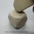 Üres, alakítható, testreszabható (írható, matricázható) felületű fakocka, több méretben - 30 mm-es
