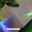 UV-tintás filctoll lámpával – titkosírás, kincskeresés, szabadulószoba készítéséhez – piros