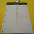 Napirendtervező, daily schedule - hallás utáni feladatokhoz (üres, kitölthető) - 10 lap / csomag