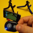 Telefontartó tripod miniállvány „polip" hajlítható lábakkal, tartókerettel - kék (több színben, bleutooth elsütő is kapható hozzá)