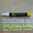 Folyékony kréta - letörölhető, táblára, üvegre, fára, fóliára, műanyagra is ír - fehér
