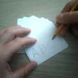 Újraírható és leradírozható kártya definíciós játékokhoz – 10 db-os fehér kártyacsomag