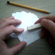 Üres papírkártya – Írható felületű és leradírozható – lekerekített sarkokkal – fehér