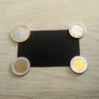 Lapméret: 8.6 x 5.4 cm – 10 db üres papírkártya - fekete – Same size as a credit card