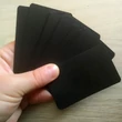 Papírkártya kényelmes fogású kartonpapírból – Blank craft paper cards – fekete