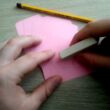 Üres papírkártya – Írható felületű és leradírozható – lekerekített sarkokkal – rózsaszín