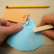Újraírható és leradírozható kártya definíciós játékokhoz – 20 db pasztellkék üres lyukasztott lap – teaching cards