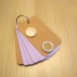 Lapméret: 8.6 x 5.4 cm (bankkártya-/jogosítvány mérete) – Szókártya 20 db levendula szín – Same size as a credit card