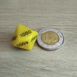 Méret: 22 mm - tízoldalú kocka ezresekkel számozva - számoláshoz - műveletekhez - matematika- és idegen nyelvi órán - fehér