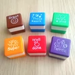 Pecsétnyomdakészlet angol feliratokkal 6 db-os – Self ink stamp set