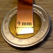 Méret: 9 mm (szélesség) - Rézfólia árnyékoláshoz - Vezető rézszalag - Circuit-builder copper tape