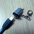 Mobiltöltő átalakító adapter – Charge your phone with different cable plug converter micro-USB lightning 8-pin male – ezüst
