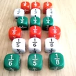 Törtek gyakorlásához dobókocka törtekkel – számolás – műveletek – maths fraction dice