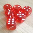 Hagyományos 18 mm-es élű pöttyös dobókockák – Társasjátékokhoz és tanórai játékos feladatokhoz – Classic dot dice