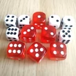 Hagyományos dobókockák pöttyökkel  – Társasjátékokhoz és tanórai játékos feladatokhoz – Classic dot dice