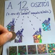 Pénzérmével lekaparható matrica - make your own lottery or bingo ticket - 20 mm csillogó ezüst