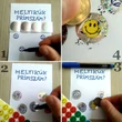 Számoláshoz és számkörökhöz kapcsolódó feladatok készítése – Scratch off sticker labels – 25 mm csillámló ezüst kör