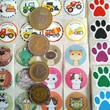 Kör alakú 2.5 cm-es matricák több változatban – óvodaba vagy iskolába – teacher reward stickers 1 inch diameter