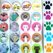 Több változatban kapható - Mancsok – matricák élénk színekben óvodásoknak vagy diákjaidnak – Reward stickers