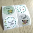 Stickers with texts: Thank you / Thanks / Celebrate – English language teaching