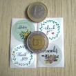 2.5 cm-es átmérő – 1 inch diameter stickers – Gyűjtögethető matricák – Piros pontot helyettesítő matricák
