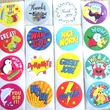 Kör alakú 2.5 cm-es matricák több változatban – tanításhoz – teacher reward stickers 1 inch diameter