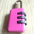 Számzáras háromszámjegyű lakat állítható nyitókóddal (rózsaszín) – Szabadulószoba és rejtvények készítéséhez – Börőnd és csomag lezárázáshoz utazás során