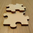 Éleik jól illeszkednek egymáshoz – Kirakós készítéséhez ideális – Wooden puzzle pieces