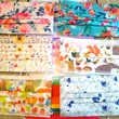 Virágmintás és állatos eldobható orvosi szájmaszk – Vidám színes háromrétegű maszkok orrcsíptetővel - Flower pattern colorful masks