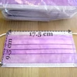 Mérete: 17.5 cm x 9.5 cm - Orvosi szájmaszk lila színben