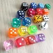 Társasjátékhoz többféle dobókockacsomagok különböző színekben – Dice set pack 14 mm size
