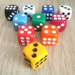 Különböző színű dobókockák egy csomagban – Tízféle szín – Different colors dice pack