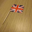 Koktélzászló - kicsi - dekoráció - kultúra - gasztronómia - british english - classroom - uk - cocktail flag - union jack - toothpick