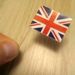 Koktélzászló - kicsi - dekoráció - kultúra - gasztronómia - british english - classroom - uk - cocktail flag - union jack - toothpick