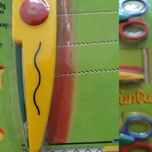 Szegélyvágó (kontúr-) olló, elnyújtott hullám minta - más mintákban is elérhető - 13,5 cm