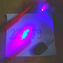 Szabadulószoba készítése - titkosírás UV-tintás filctollal - rejtvények kódok feladványok - escape room padlock combination