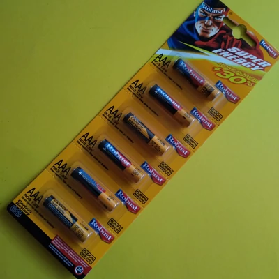 Rúdelem, féltartós 1.5V, AAA (mikro) - AA (ceruza) is kapható, 1db