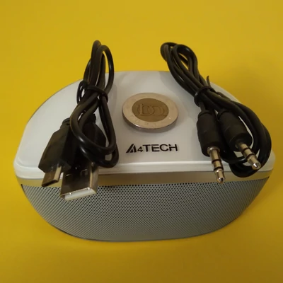 A4 Tech BTS-05 Bluetooth hangfal (2 x 3W), fehér-ezüst - ha unod a magnót cipelni...