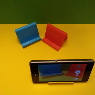 Telefontartó miniállvány talpazat - kék (több színben, bleutooth elsütő is kapható hozzá)