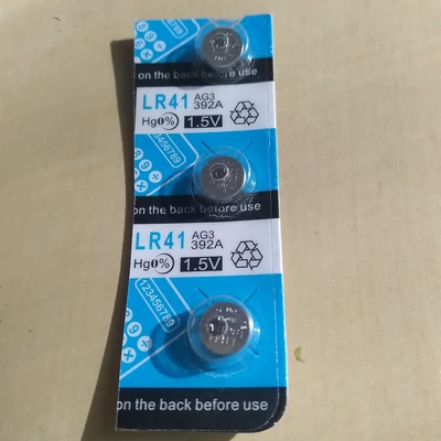 Tartalékelem UV-filctollhoz és UV-tollhoz / 3 db LR 41-es (AG3-as) gombelem