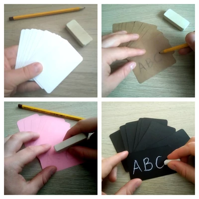 Írható és letörölhető szókátyák több színben – Drámapedagógia játékokhoz – Páros munkához